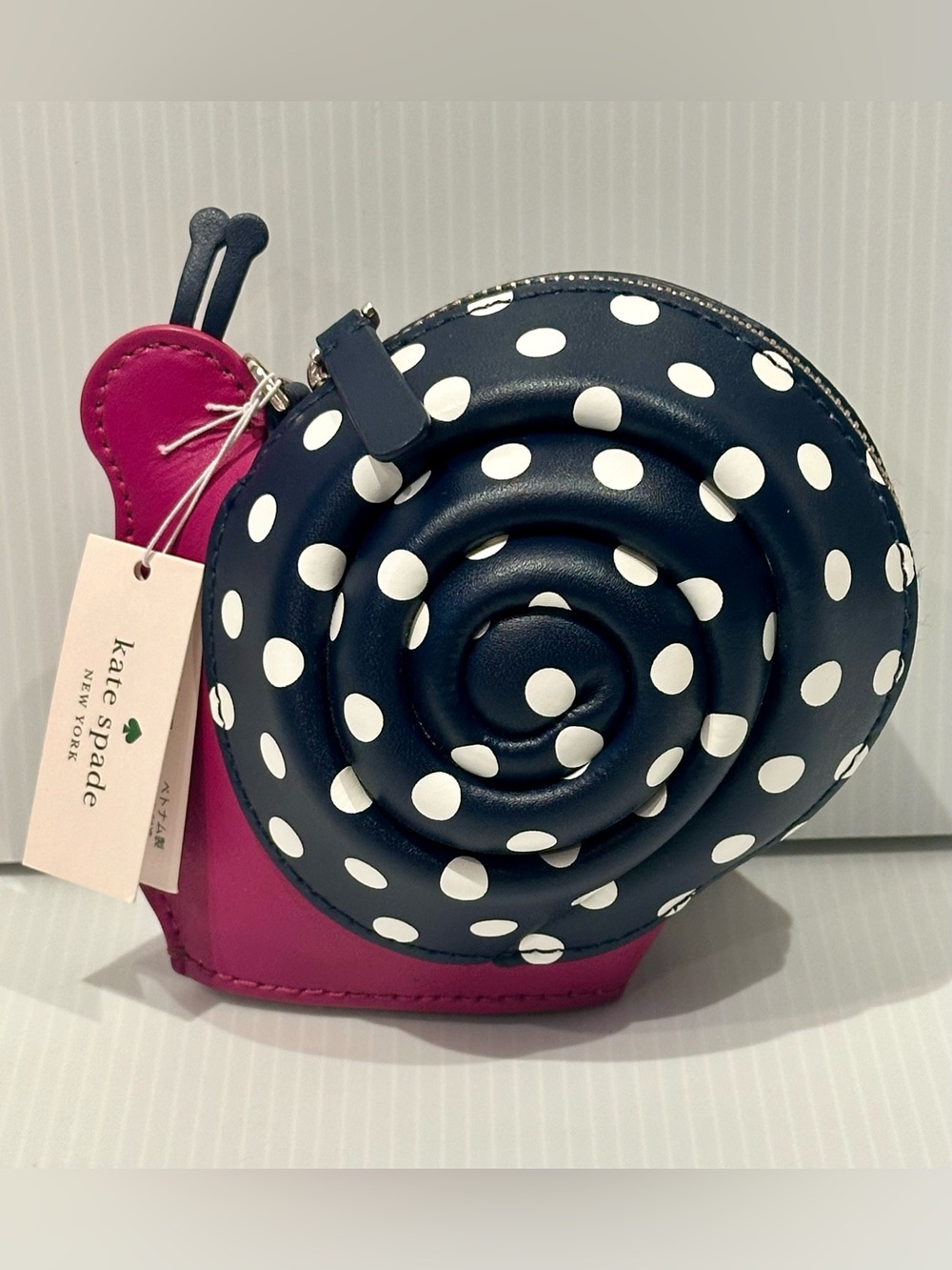 NWT! Kate Spade ♠️ Enchanted Forest Snail 🐌 Coin Purse - Picture 2 of 6